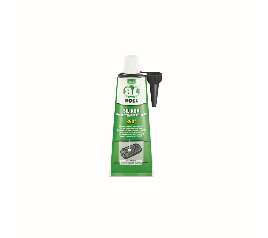 MASA USZCZELNIAJĄCA (SILIKON) 80ML CZARNA DO 350°C / BOLL
