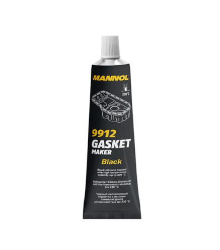 SILIKON WYSOKOTEMPERATUROWY CZARNY 85G / MANNOL