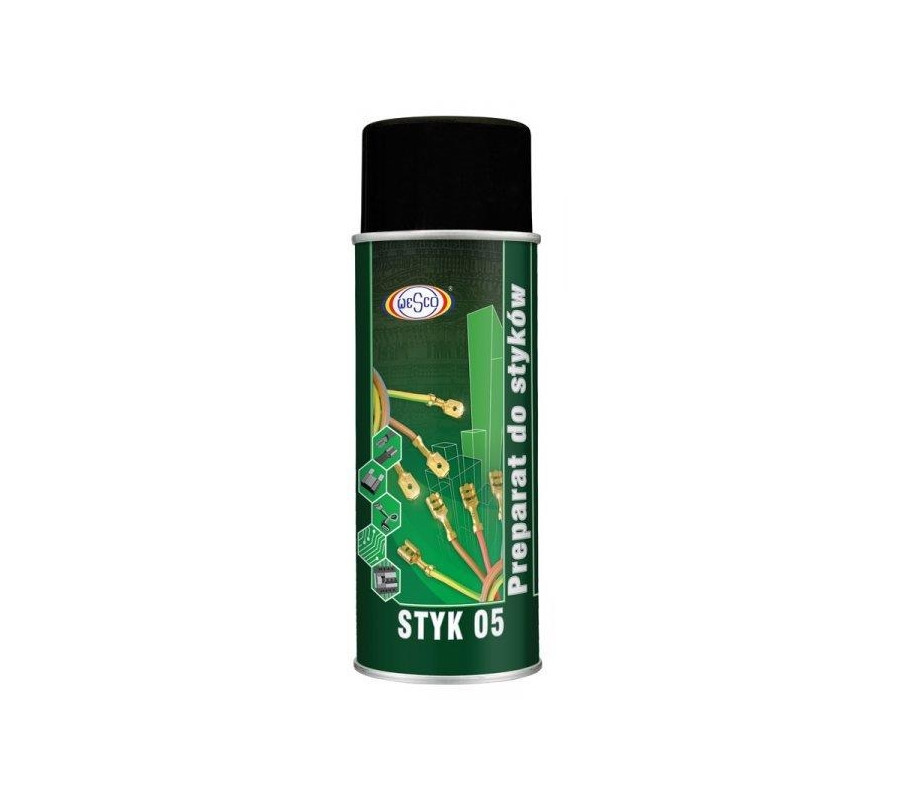 ŚRODEK DO CZYSZCZENIA STYKÓW ELEKTRYCZNYCH 400ML STYK 05 / WESCO 03913