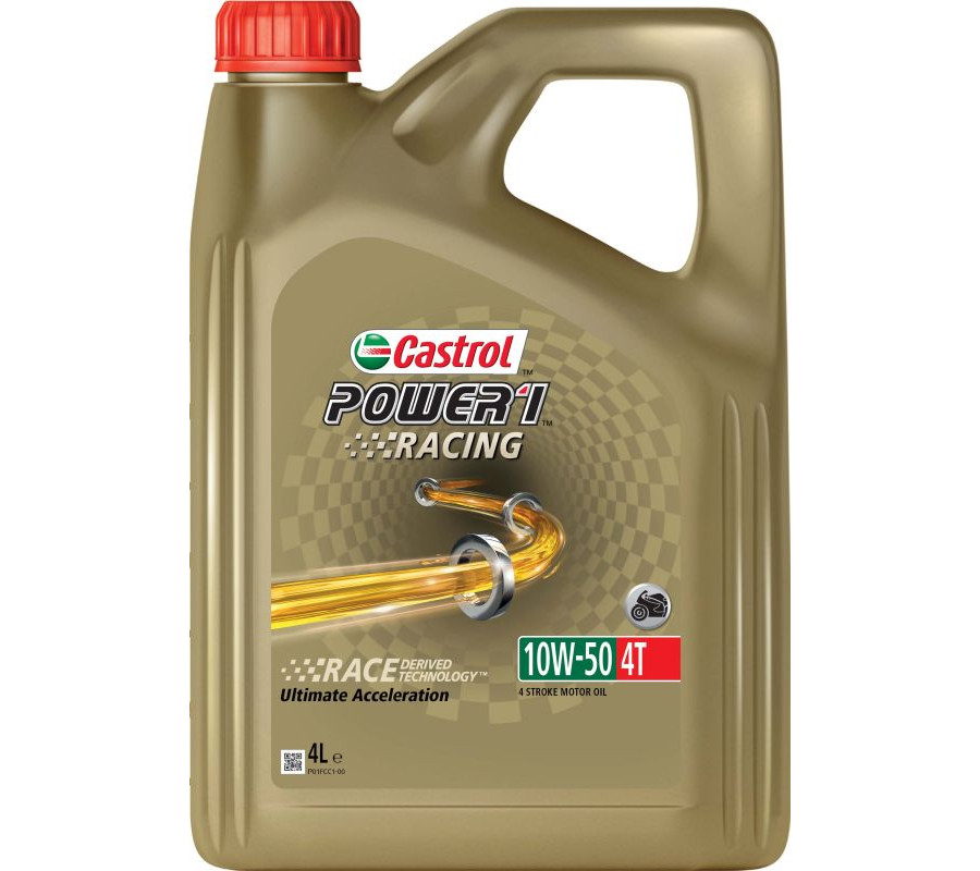 OLEJ CASTROL 10W50 4L POWER 1 RACING 4T / MOTOCYKLE