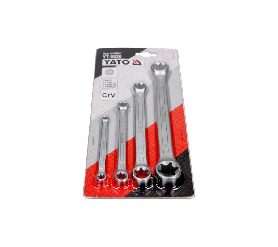 KLUCZE OCZKOWE TORX CR-V.4CZ E6-E24