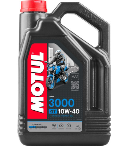OLEJ MOTUL 10W40 4L 3000 4T MINERALNY / MOTOCYKLE