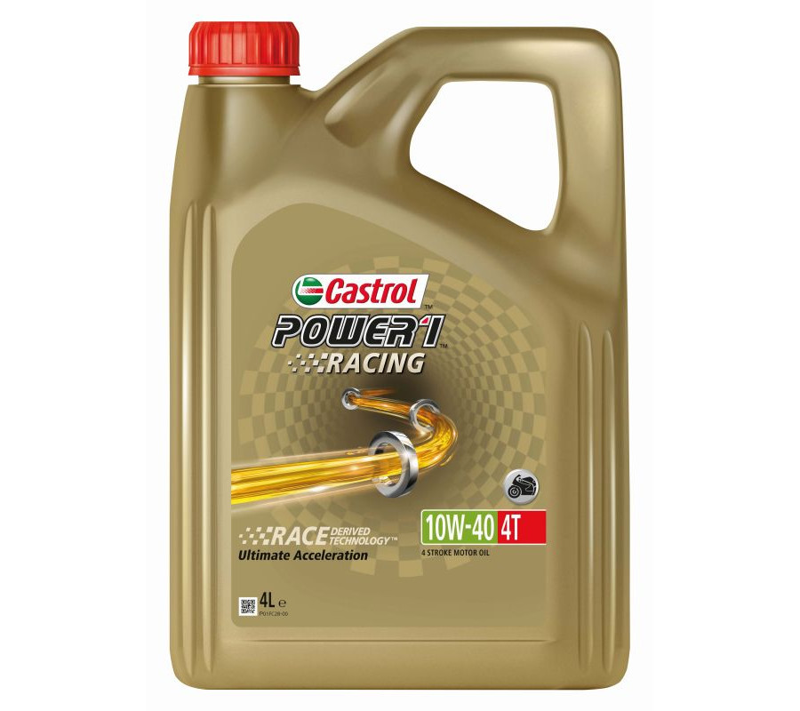 OLEJ CASTROL 10W40 4L POWER 1 RACING 4T / MOTOCYKLE