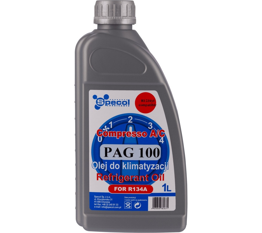 OLEJ DO KLIMATYZACJI SPECOL COMPRESSO PAG 100 BEZ UV 1L