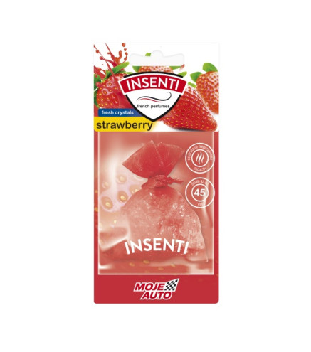 ZAPACH WORECZEK ZAPACHOWY 20G INSENTI STRAWBERRY / MOJE AUTO