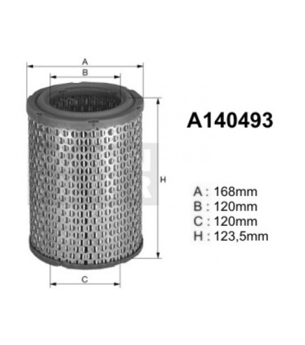 A140493 (AR308) Filtr powietrzaDENCKERMANN
