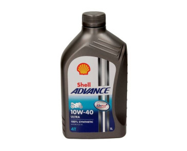 OLEJ SHELL 10W40 1L ADVANCE ULTRA 4T SYNT. / JASO MA-2