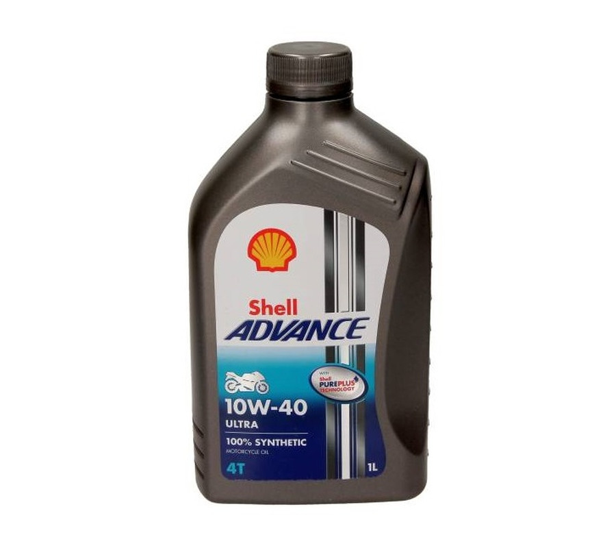 OLEJ SHELL 10W40 1L ADVANCE ULTRA 4T SYNT. / JASO MA-2