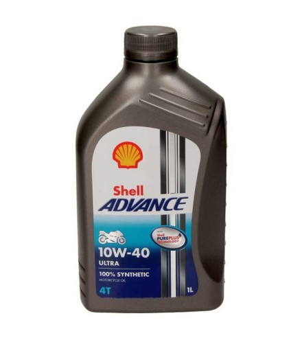 OLEJ SHELL 10W40 1L ADVANCE ULTRA 4T SYNT. / JASO MA-2