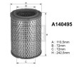 A140495 (AR314) Filtr powietrzaDENCKERMANN