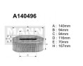 A140496 (AE311/1) Filtr powietrzaDENCKERMANN