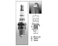 Gas 1BR12S (2136) Świeca zapłonowa BRISKSilver LPG/CNG - spark plug