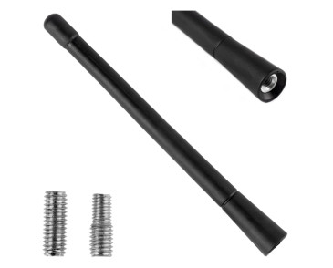 MASZT ANTENY SAMOCHODOWEJ +2 ADAPTERY 18CM