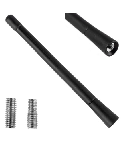 MASZT ANTENY SAMOCHODOWEJ +2 ADAPTERY 18CM