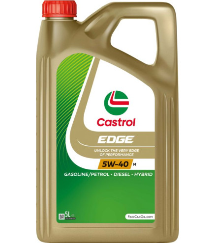 OLEJ CASTROL 5W40 5L EDGE M / C3 / SN / LL04 / 9.55535-S2 / C40 / 511.00