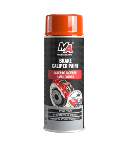 LAKIER DO ZACISKÓW HAM. CZERWONY 400ML / BRAKE CALIPER SPRAY RED / MOJE AUTO PROFESSIONAL
