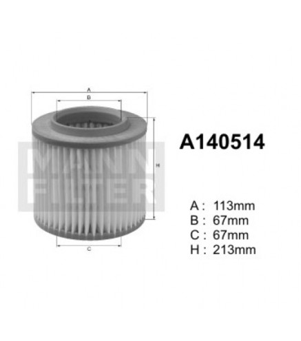 A140514 (AR314/1) Filtr powietrzaDENCKERMANN