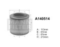 A140514 (AR314/1) Filtr powietrzaDENCKERMANN