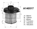 A140517 (AK246) Filtr powietrzaDENCKERMANN