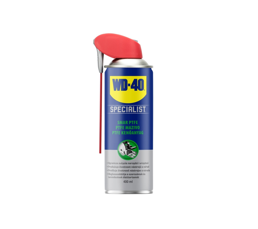 SMAR TEFLONOWY PTFE 400ML SPRAY APLIKATOR -20°C DO 100°C / WD40 SPECIALIST