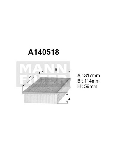 A140518 (AP130/9) Filtr powietrzaDENCKERMANN air filter