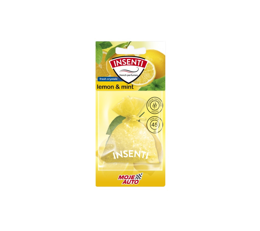 ZAPACH WORECZEK ZAPACHOWY 20G INSENTI LEMON MINT / MOJE AUTO