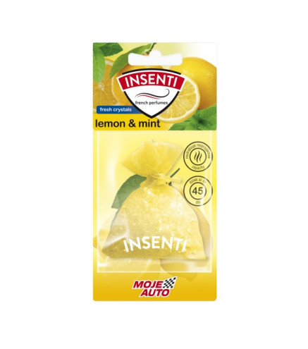 ZAPACH WORECZEK ZAPACHOWY 20G INSENTI LEMON MINT / MOJE AUTO