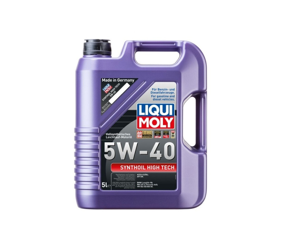 OLEJ LIQUI MOLY 5W40 5L SYNTHOIL HIGH TECH / 229.1 / 502.00 505.00