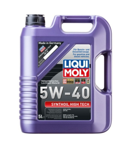 OLEJ LIQUI MOLY 5W40 5L SYNTHOIL HIGH TECH / 229.1 / 502.00 505.00