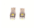 ŻARÓWKA LED W5W 12V/1W DIODA 4XLED W5W BIAŁA BLISTER 2 SZT !!!!LED!!!!