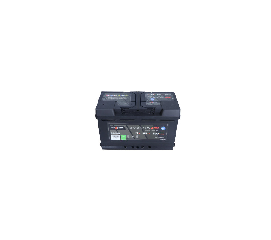 AKUMULATOR 12V 80AH/800A L-  315X175X190 AGM