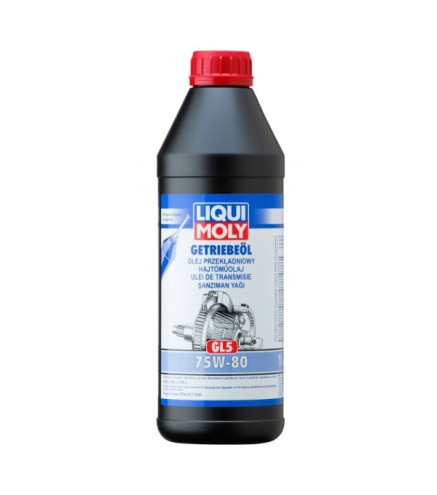 OLEJ LIQUI MOLY 75W80 1L GETRIEBEÖL GL5 PSA / B71 2330 / MIL-L 2105 C / PÓŁSYNT. / PRZEKŁADNIOWY