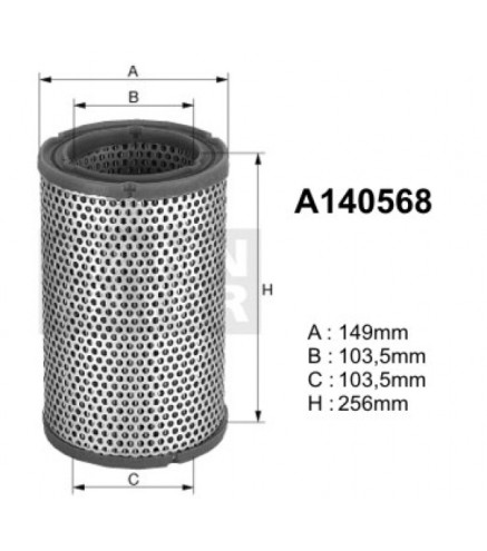 A140568 (AR348/1) Filtr powietrzaDENCKERMANN