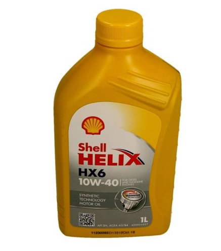 OLEJ SHELL 10W40 1L HELIX HX6 SN/CF / 229.3 / RN700 / 502.00 505.00