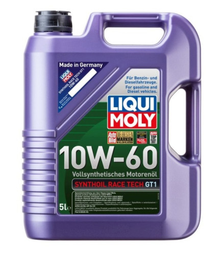 OLEJ LIQUI MOLY 10W60 5L SYNTHOIL RACE TECH GT1 SL/CF