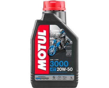 OLEJ MOTUL 20W50 1L 3000 4T MINERALNY / MOTOCYKLE