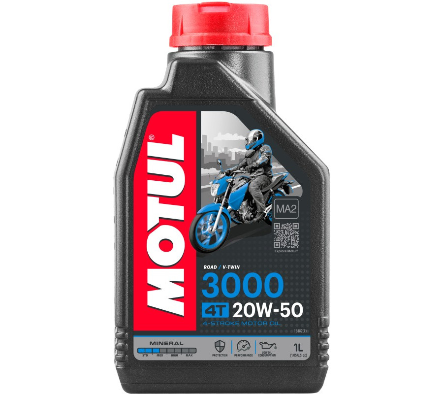 OLEJ MOTUL 20W50 1L 3000 4T MINERALNY / MOTOCYKLE