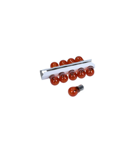 ŻARÓWKA P21W 12V/21W BA15S STOP/KIERUNKOWSKAZ (POMARAŃCZOWA) KPL 10SZT