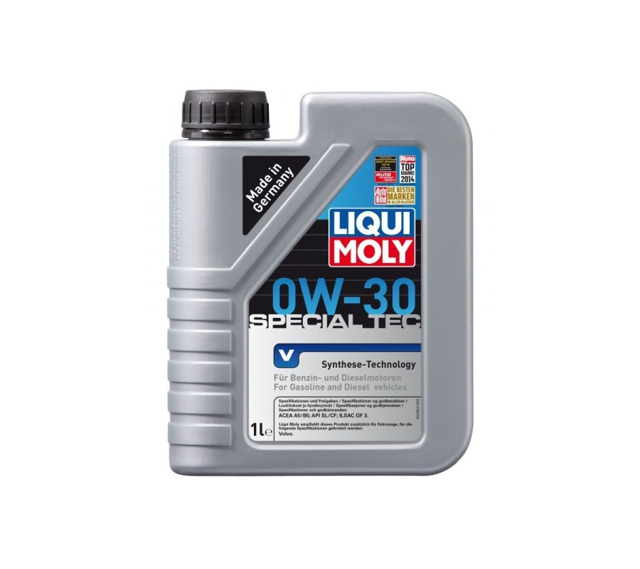 OLEJ LIQUI MOLY 0W30 1L SPECIAL TEC V / VOLVO / SL/CF / A5/B5 / GF-3 / VCC 95200377
