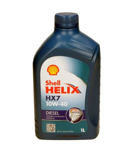 OLEJ SHELL 10W40 1L HELIX DIESEL HX7 / 505.00 / 229.3