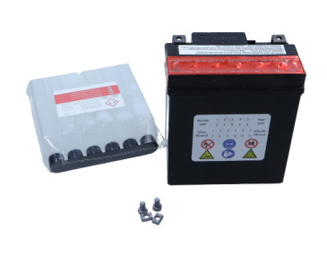 AKUMULATOR MOTO. 12V 6AH/80A P+ AGM (WYM:114X71X131)