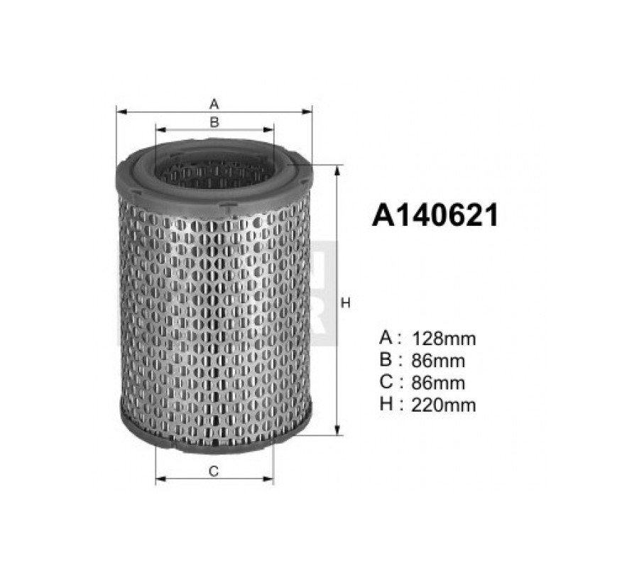 A140621 (AR275) Filtr powietrzaDENCKERMANN