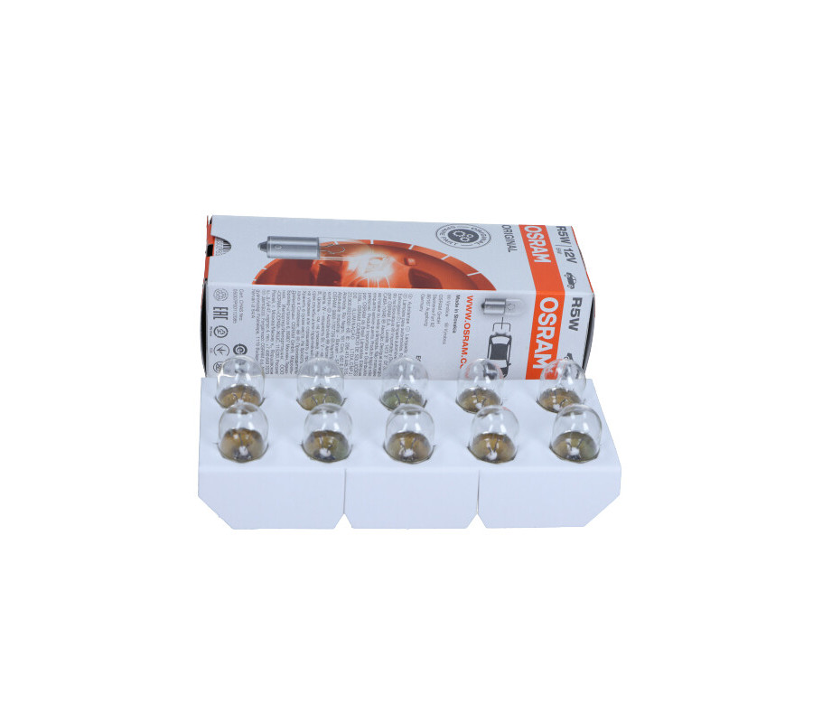 ŻARÓWKA R5W 12V/5W BA15S ORIGINAL 12V 10SZT.