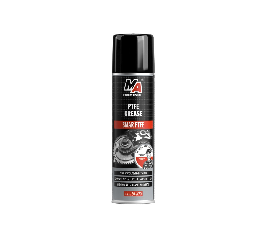 SMAR TEFLONOWY PTFE 200ML SPRAY APLIKATOR -40°C DO 180°C / MA PROFESSIONAL