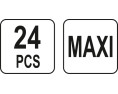 ZESTAW BEZPIECZNIKÓW MAXI, 24 EL.