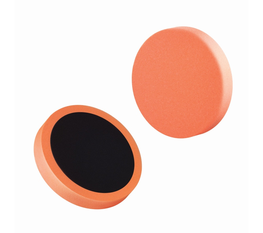 GĄBKA DO POLEROWANIA ŚR. 150MM / GR. 25MM / POMARAŃCZOWA / ŚREDNIA / NA RZEP / BOLL