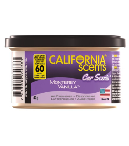 ZAPACH CALIFORNIA SCENTS MONTEREY VANILIA - PUSZKA ZAPACHOWA 42G