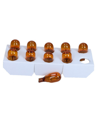 ŻARÓWKA WY16W 12V/16W W2,1X9,5D POMARAŃCZOWA ORIGINAL 12V 10SZT.