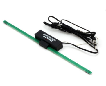 ANTENA SAMOCHODOWA Z WZMACNIACZEM DŁ. 34CM, DŁ. KABLA 2,1M