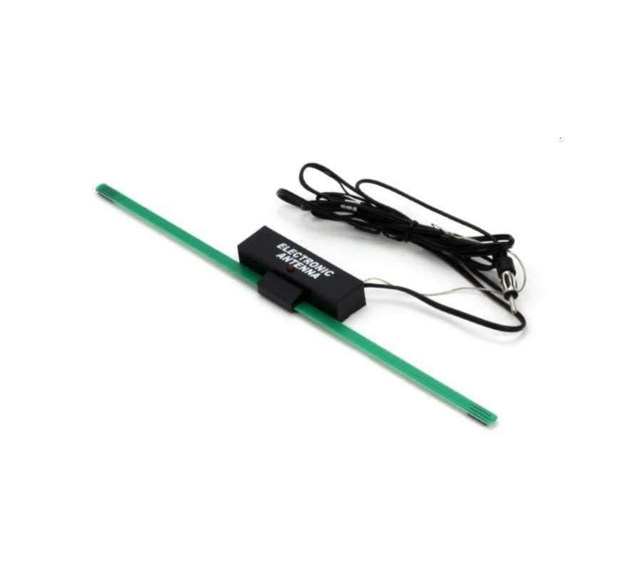 ANTENA SAMOCHODOWA Z WZMACNIACZEM DŁ. 34CM, DŁ. KABLA 2,1M